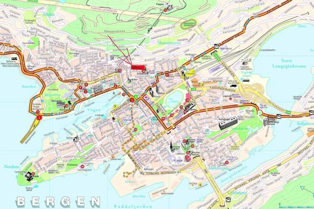 3 Bedroom Apartment - Perfect Location - Harbour-Train-Bus-Citycenter Bergen Norvegia